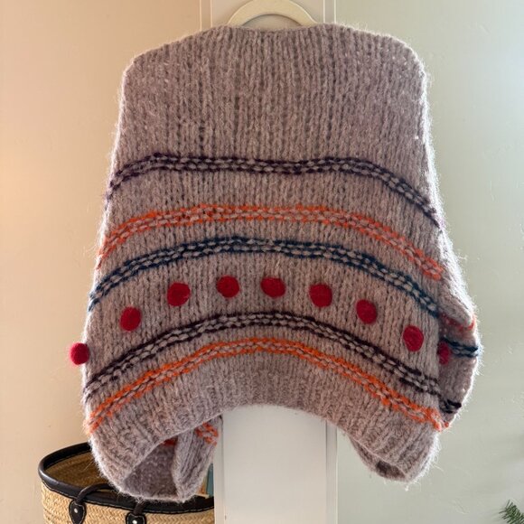 Maiami Alpaca Big Bomber Bobbles Cardigan - Picture 5 of 5